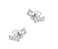 Twilight Shine Silver Stud Earring STS-6845